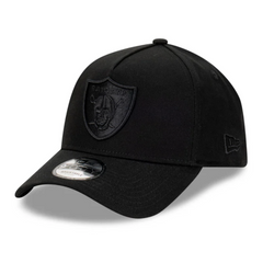 NEW ERA 9FORTY A-FRAME - Las Vegas Raiders NFL Essentials Black on Black Snapback