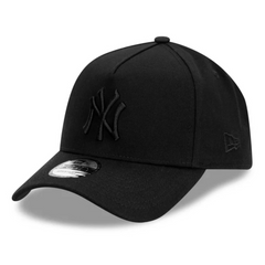 NEW ERA 9FORTY A-FRAME - New York Yankees MLB Essentials Black on Black Snapback