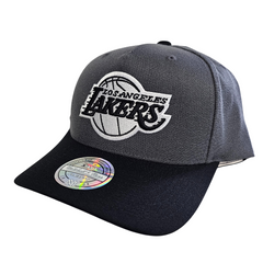 Mitchell & Ness 110 Charcoal Black MVP Snapback Los Angeles Lakers