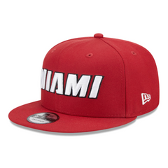 NEW ERA 9FIFTY - Miami Heat Jersey Hook Statement Edition Snapback Hat