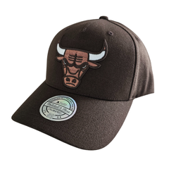 Mitchell & Ness 110 Snapback Brown Chicago Bulls