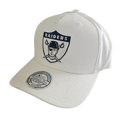 Mitchell & Ness 110 Snapback White Cream/Teal Las Vegas Raiders