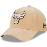 NEW ERA 9FORTY A-FRAME - Camel Walnut Cord - Chicago Bulls