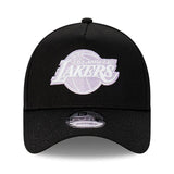 NEW ERA 9FORTY A-FRAME - Black Lilac Snapback - Los Angeles Lakers
