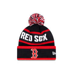 NEW ERA - MLB Spellout Waffle Beanie Knit - Boston Red Sox