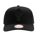 Milwaukee Bucks All Black Team Logo Snapback - Black