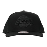 Los Angeles Lakers All Black Team Logo Snapback - Black
