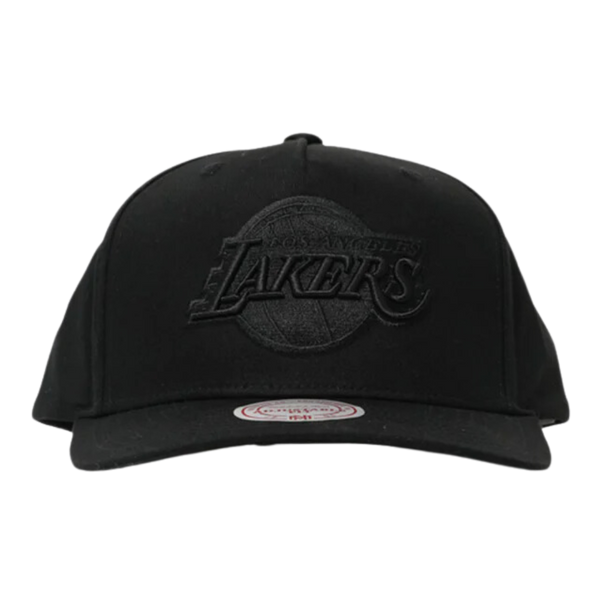 Los Angeles Lakers All Black Team Logo Snapback - Black