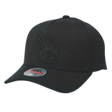 Charlotte Hornets All Black Team Logo Snapback - Black
