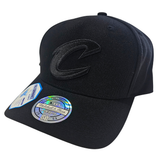 Mitchell & Ness NBA Flexfit 110 Black on Black - Cleveland Cavaliers
