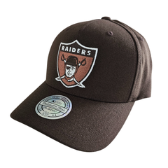 Mitchell & Ness 110 Snapback Brown Las Vegas Raiders