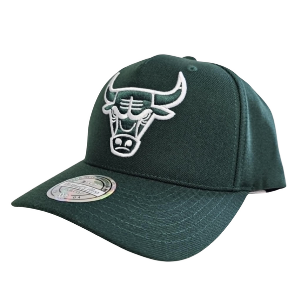 Mitchell & Ness 110 Dark Green Logo MVP Snapback Chicago Bulls