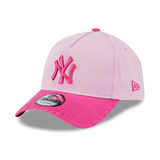 NEW ERA 9FORTY A-FRAME - New York Yankees Washed Pastel Pink Snapback