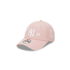 NEW ERA 9FORTY (KIDS) - New York Yankees Daisy Pink Rouge / White Strapback
