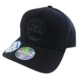 Mitchell & Ness NBA Flexfit 110 Black on Black - Boston Celtics