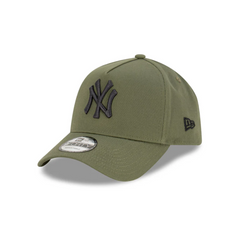 NEW ERA 9FORTY A-FRAME - New York Yankees MLB Essentials Olive Black Snapback