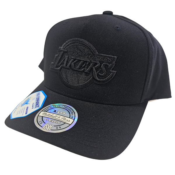 Mitchell & Ness NBA Flexfit 110 Black on Black - Los Angeles Lakers