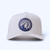 Mitchell & Ness Flex 110 Snapback - Minnesota Timberwolves Cream & Navy