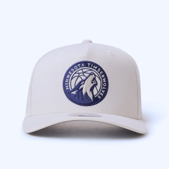 Mitchell & Ness Flex 110 Snapback - Minnesota Timberwolves Cream & Navy