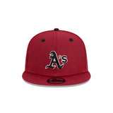 NEW ERA 9FIFTY - MLB Dark Cherry - Oakland Athletics