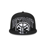 NEW ERA 9FIFTY - 2024 TIP-OFF BLACK SNAPBACK - Detroit Pistons