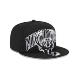 NEW ERA 9FIFTY - 2024 TIP-OFF BLACK SNAPBACK - Milwaukee Bucks