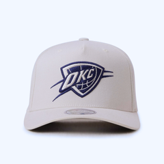 Mitchell & Ness Flex 110 Snapback - Oklahoma City Thunder Cream & Navy