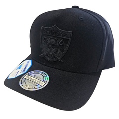 Mitchell & Ness NFL Flexfit 110 Black on Black - Oakland Raiders