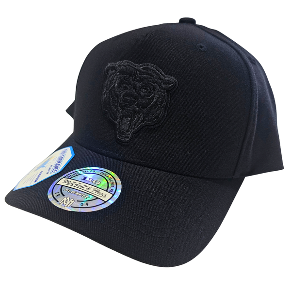 Mitchell & Ness NFL Flexfit 110 Black on Black - Chicago Bears