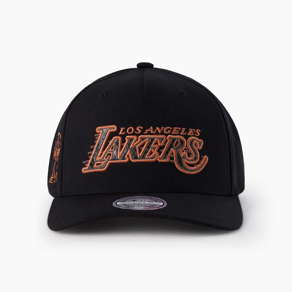 Mitchell & Ness Flex 110 Snapback - L.A Lakers Snakeskin Pinch Panel
