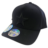 Mitchell & Ness NFL Flexfit 110 Black on Black - Dallas Cowboys