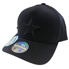 Mitchell & Ness NFL Flexfit 110 Black on Black - Dallas Cowboys