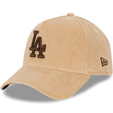 NEW ERA 9FORTY A-FRAME - Camel Walnut Cord - Los Angeles Dodgers