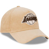 NEW ERA 9FORTY A-FRAME - Camel Walnut Cord - Los Angeles Lakers