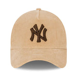 NEW ERA 9FORTY A-FRAME - Camel Walnut Cord - New York Yankees