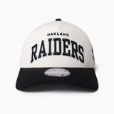 Mitchell & Ness Flex 110 Snapback - Oakland Raiders Team Arch Cream/Black