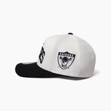 Mitchell & Ness Flex 110 Snapback - Oakland Raiders Team Arch Cream/Black