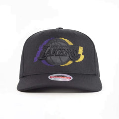 MITCHELL & NESS - NBA Blackout Triple Slice Classic Red 110 Snapback - Los Angeles Lakers