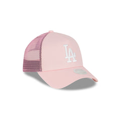 NEW ERA 9FORTY A-FRAME (Womens) - Soft Pink Trucker - Los Angeles Dodgers