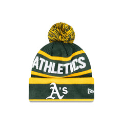 NEW ERA - MLB Spellout Waffle Beanie Knit - Oakland Athletics