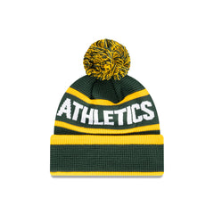 NEW ERA - MLB Spellout Waffle Beanie Knit - Oakland Athletics