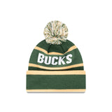 NEW ERA (YOUTH) - NBA Spellout Waffle Beanie Knit - Milwaukee Bucks