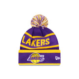 NEW ERA (YOUTH) - NBA Spellout Waffle Beanie Knit - Los Angeles Lakers