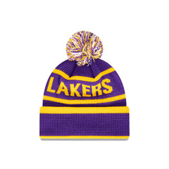 NEW ERA (YOUTH) - NBA Spellout Waffle Beanie Knit - Los Angeles Lakers