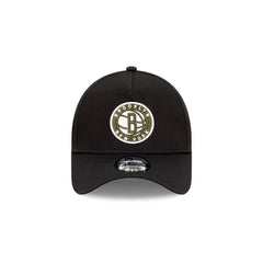 NEW ERA 9FORTY A-FRAME - Black Rifle Green - Brooklyn Nets