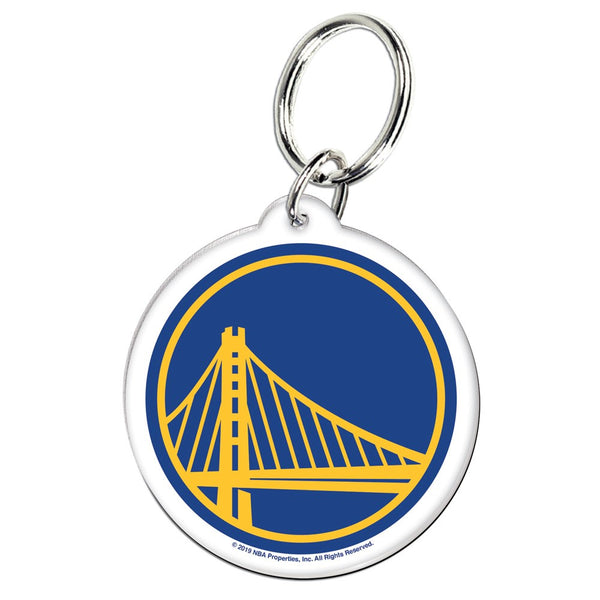 WinCraft Premium Acrylic Key Ring - Golden State Warriors