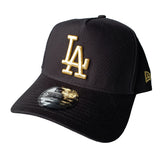 NEW ERA 9FORTY A-FRAME - Black & Gold - Los Angeles Dodgers