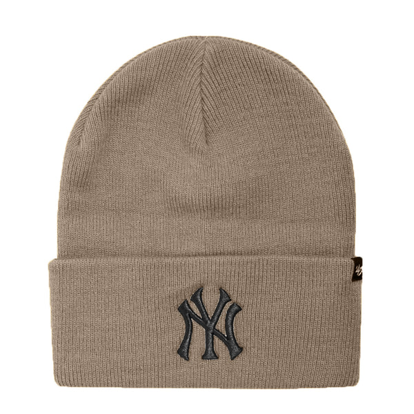 '47 BRAND - Haymaker Khaki Cuff Knit Beanie - New York Yankees