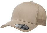 FLEXFIT 6606 - Classic Retro Trucker Cap - KHAKI