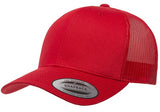 FLEXFIT 6606 - Classic Retro Trucker Cap - RED